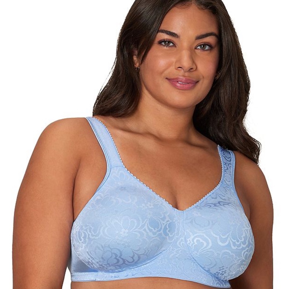 Playtex 18 HOUR Ultimate Lift & Support Zen Blue Floral Bra~Size 38D #4745